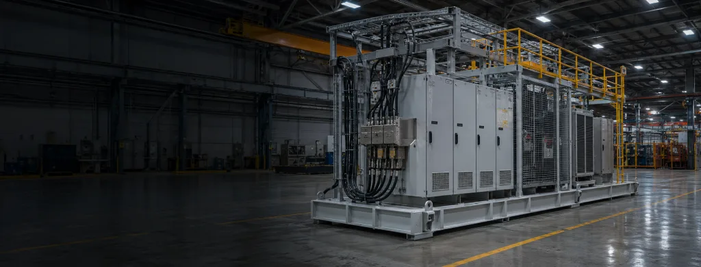 Skid para geração e energia